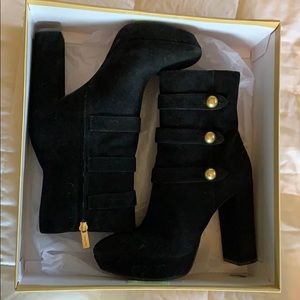 Black Michael Kors boots